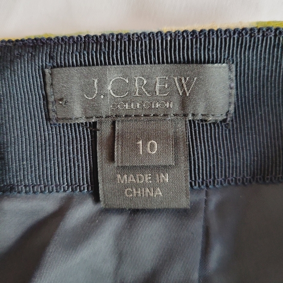 J. Crew Collection Floral Embossed Textured Pencil Skirt - Picture 6 of 10